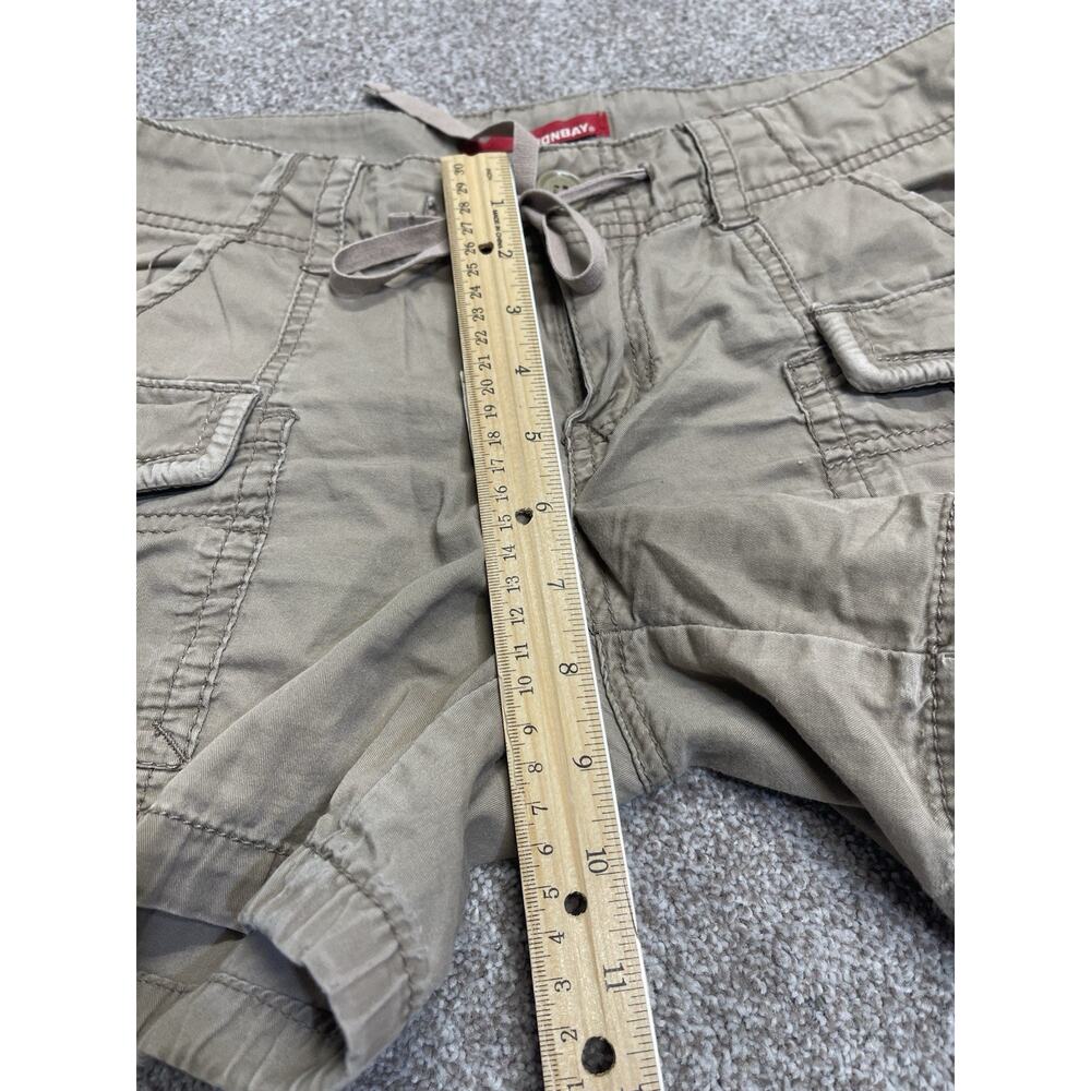 Y2K 00s Skater parachute Utility Cargo Low Rise Drawstring UNIONBAY Womens/jr 7 - Picture 7 of 13